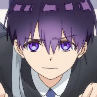 🍪 Anime, Manga, Anak laki-laki, Rambut ungu, Karakter, Animasi telegram sticker