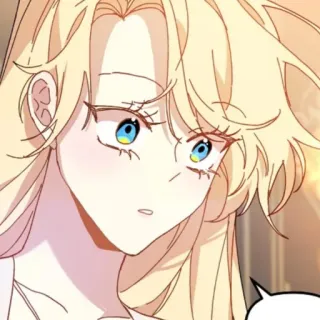🪞 blonde, female, anime, cartoon, girl, woman, portrait telegram sticker