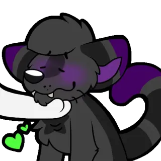🐱 furry, fofo, amor, afeição, animal, antropomórfico telegram sticker