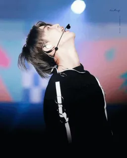 🌦 person, man, performance, singer, stage, music telegram sticker