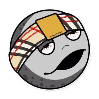 👽 달, 만화, 돌, 럭셔리, 반다나 telegram sticker