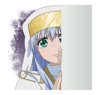 😐 Index Librorum Prohibitorum A Certain Magical Index Anime, Postać, Ilustracja, Dziewczyna, Ładna, Manga telegram sticker