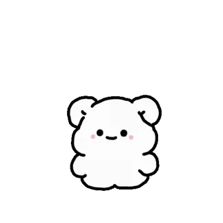 💬 urso, fofo, desenho animado, kawaii, adesivo whatsapp sticker
