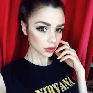 😏 NIRVANA Nirvana, band, music, t-shirt, fashion, woman telegram sticker