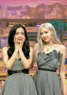 🌸 kpop, blackpink, jisoo, rosé, penyanyi, selebriti, fesyen whatsapp sticker