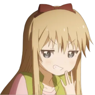 😏 Anime, Cô gái, Dễ thương, Cười đểu, Nhân vật whatsapp sticker