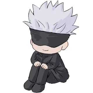 🙂 Gojo Satoru Jujutsu Kaisen Anime, Manga, Chibi, Gojo, Jujutsu Kaisen telegram sticker