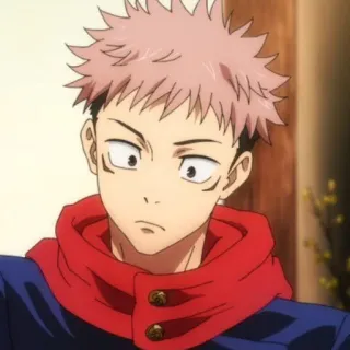 🍂 Yuji Itadori Jujutsu Kaisen Anime, Charakter, Jujutsu Kaisen, Yuji Itadori, Animation whatsapp sticker