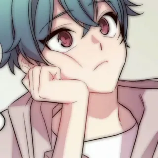 💬 Anime, Manga, Chico, Dibujo animado, Ilustración telegram sticker