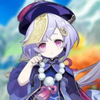 ✨ Qiqi Genshin Impact qiqi, genshin impact, anime, video game, personagem telegram sticker