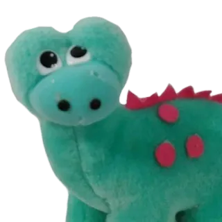 🦖 dinosaur, cute, toy, animal, cartoon, plush, stuffed animal telegram sticker