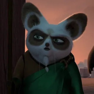 🥋 Master Shifu Kung Fu Panda 卡通, 师傅, 师父, 功夫, 熊猫, 电影, 动画 whatsapp sticker