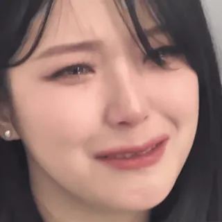 😭 weinen, traurig, Frau, Tränen, emotional, verärgert telegram sticker