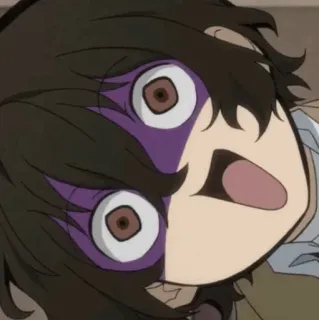 ⛓ Anime, Charakter, Schockiert, Überrascht, Cartoon, Ausdruck telegram sticker