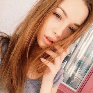 ☺️ woman, girl, portrait, selfie, beautiful telegram sticker
