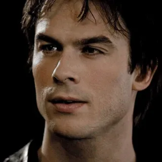 🔥 Damon Salvatore The Vampire Diaries vampiro, serie de TV, drama, guapo, Ian Somerhalder telegram sticker