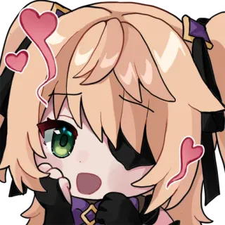 Stickers by shanyu_twt @overheardgenshinimpact telegram stickers