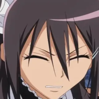 🍂 Misaki Ayuzawa Kaichou wa Maid-sama! Anime, Maid, Gadis, Marah, Misaki, Ayuzawa, Kaichou wa Maid-sama! telegram sticker