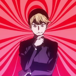 💛 Аниме, Персонаж, Ухмыляющийся, Мужчина telegram sticker