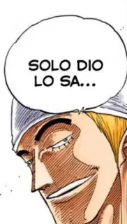 😌 SOLO DIO LO SA... Anime, Manga, Denken, Überheblich, Ausdruck telegram sticker
