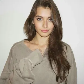 😊 mulher, retrato, menina, feminino, cabelo comprido telegram sticker