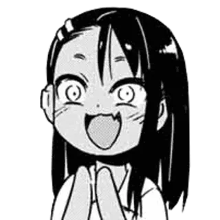 ☺️ Anime, Manga, Cartoon, Sticker, Joyeux, Heureux telegram sticker