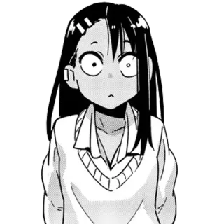 👀 Nagatoro Don't Toy with Me, Miss Nagatoro nagatoro, anime, manga, dibujos animados, chica telegram sticker