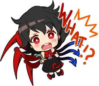 😱 WHAT!? anime, confused, shocked, question, character telegram sticker