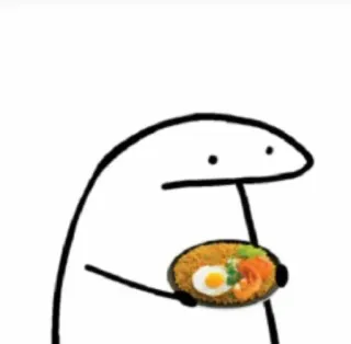 😋 food, noodle, cartoon, egg, dish whatsapp sticker