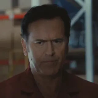 😠 Bruce Campbell актер, знаменитость, портрет, лицо telegram sticker