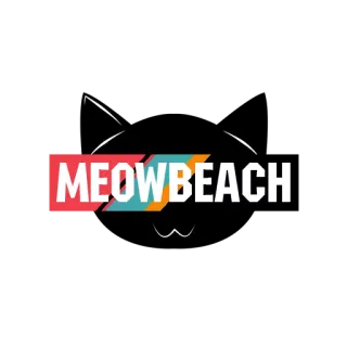 🍭 MEOWBEACH meowbeach, katze, strand, süß, tier, kätzchen telegram sticker