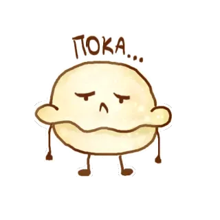 ☹️ ПОКА... Desenho animado, Triste, Blob, Tchau, Russo, Despedida telegram sticker