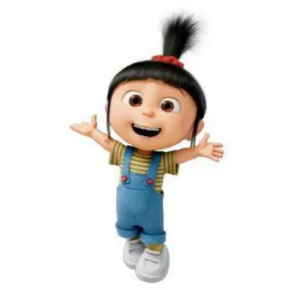 🤗 Agnes Despicable Me Kartun, Animasi, Karakter, Gadis, Agnes, Despicable Me telegram sticker