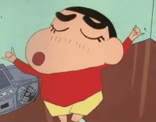 💃 Shinchan Animé, Manga, Dessin animé, Personnage, Mignon, Drôle whatsapp sticker