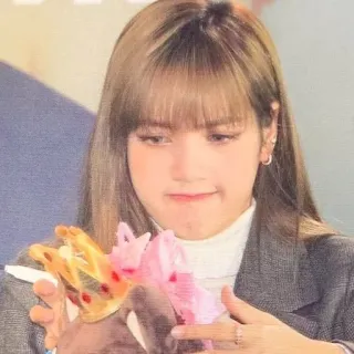 🐈 Lisa คน, ผู้หญิง, ไอดอล, น่ารัก, เคป็อป telegram sticker