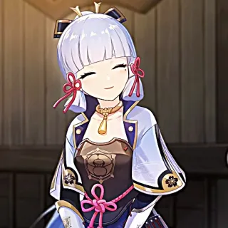 ❄️ Ayaka Genshin Impact Anime, Video game, Kartun, Genshin Impact, Ayaka telegram sticker