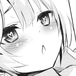 🤧 Anime, Manga, Dziewczyna, Słodkie, Oczy w serca whatsapp sticker