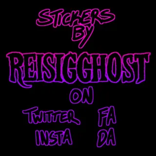 ©️ STICKERS BY REISIGGHOST ON TWITTER FA INSTA DA stiker, ReisiggGhost, Twitter, Instagram, seni, media sosial whatsapp sticker