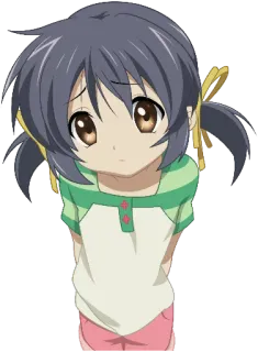☹ アニメ, 女の子, 可愛い, 悲しい telegram sticker