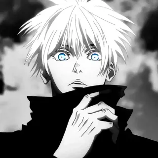 🖤 Gojo Satoru Jujutsu Kaisen Anime, Manga, Gojo Satoru, Jujutsu Kaisen, Stregone, Potente, Personaggio whatsapp sticker