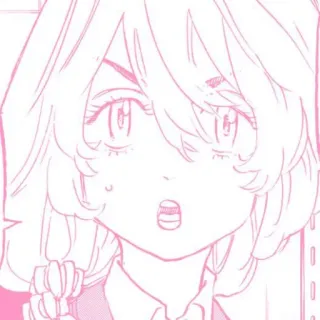 ☁️ Anime, Manga, Cartoon, Rosa, Süß, Mädchen whatsapp sticker