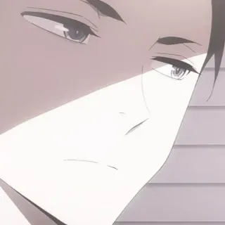 💰 Anime, Homem, Sério, Retrato, Expressão, Animação, Masculino whatsapp sticker
