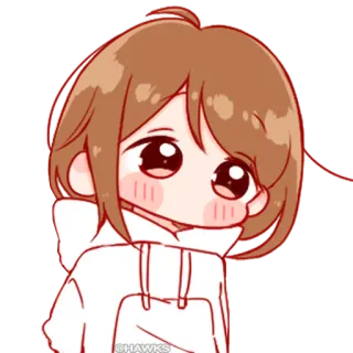 💞 anime, cute, kawaii, cartoon, chibi telegram sticker