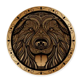 🐕 dog, animal, pet, sticker, drawing, illustration, art telegram sticker