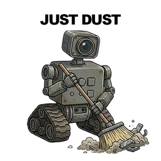 🧹 JUST DUST telegram sticker