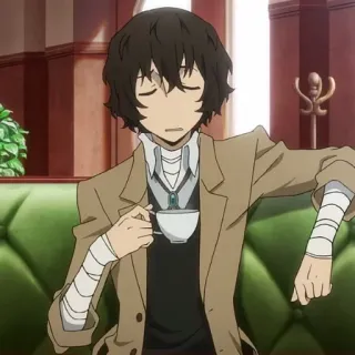 Dazai Osamu P2 @MysticStickers whatsapp stickers