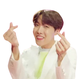 ❤️ J-Hope J-Hope, BTS, K-Pop, Sänger, Liebeszeichen, Koreanische Musik telegram sticker