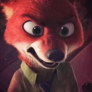 🦊 Nick Wilde Zootopia fuchs, zoomania, nick wilde, animiert, disney telegram sticker