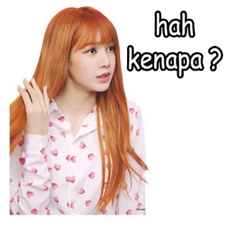✖️ hah kenapa ? woman, meme, expression, question, confusion whatsapp sticker