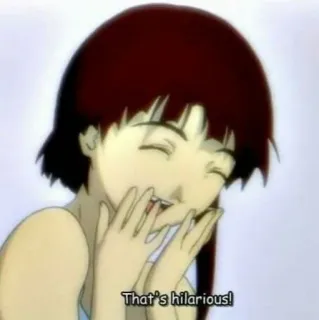 😹 That's hilarious! Anime, Drôle, Rire, Dessin animé whatsapp sticker